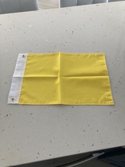 Nautical Quarantine Flag 19”x12”