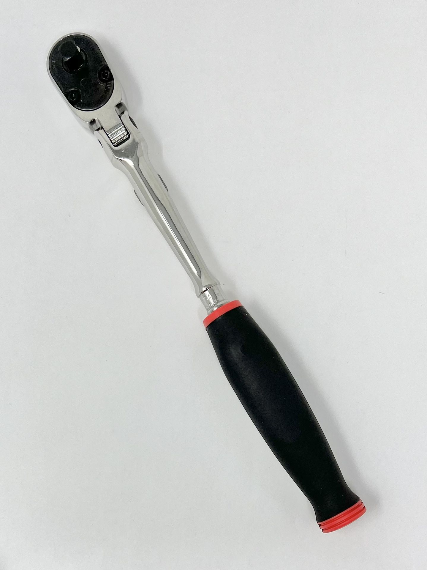 Snap-on THLF72 1/4" Dr Long Handle Flex-Head Ratchet - Red