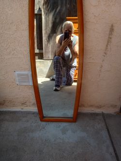 Oak Mirror