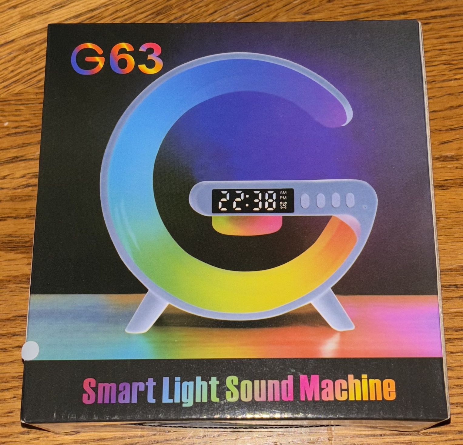 Smart Light, Alarm, Sound, Fast Charger