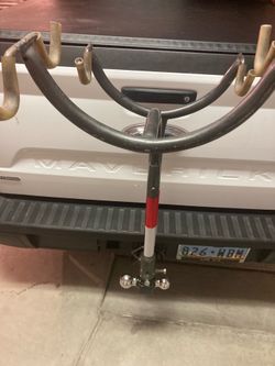 Bike rack with 3 ball hitch