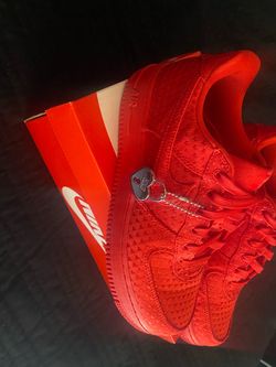 Red Special edition Valentines Air Force 1s