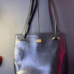 Vintage Bally Black Leather Bucket Satchel Shoulder Bag Made in Italy Gorgeous