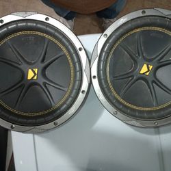 2 Kicker 10 Inch Subwoofers
