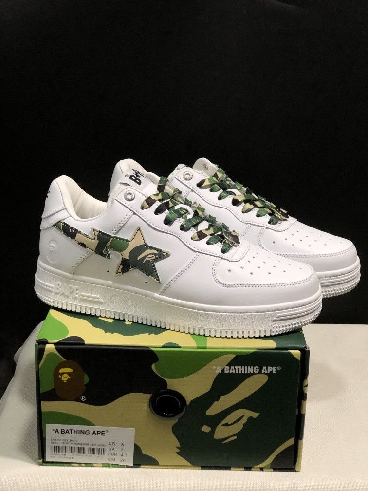 Bape Sta Low-Top Fashion Sneakers