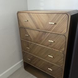 Wooden 4 Door Chest 