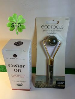 $10 set- face roller & castor oil