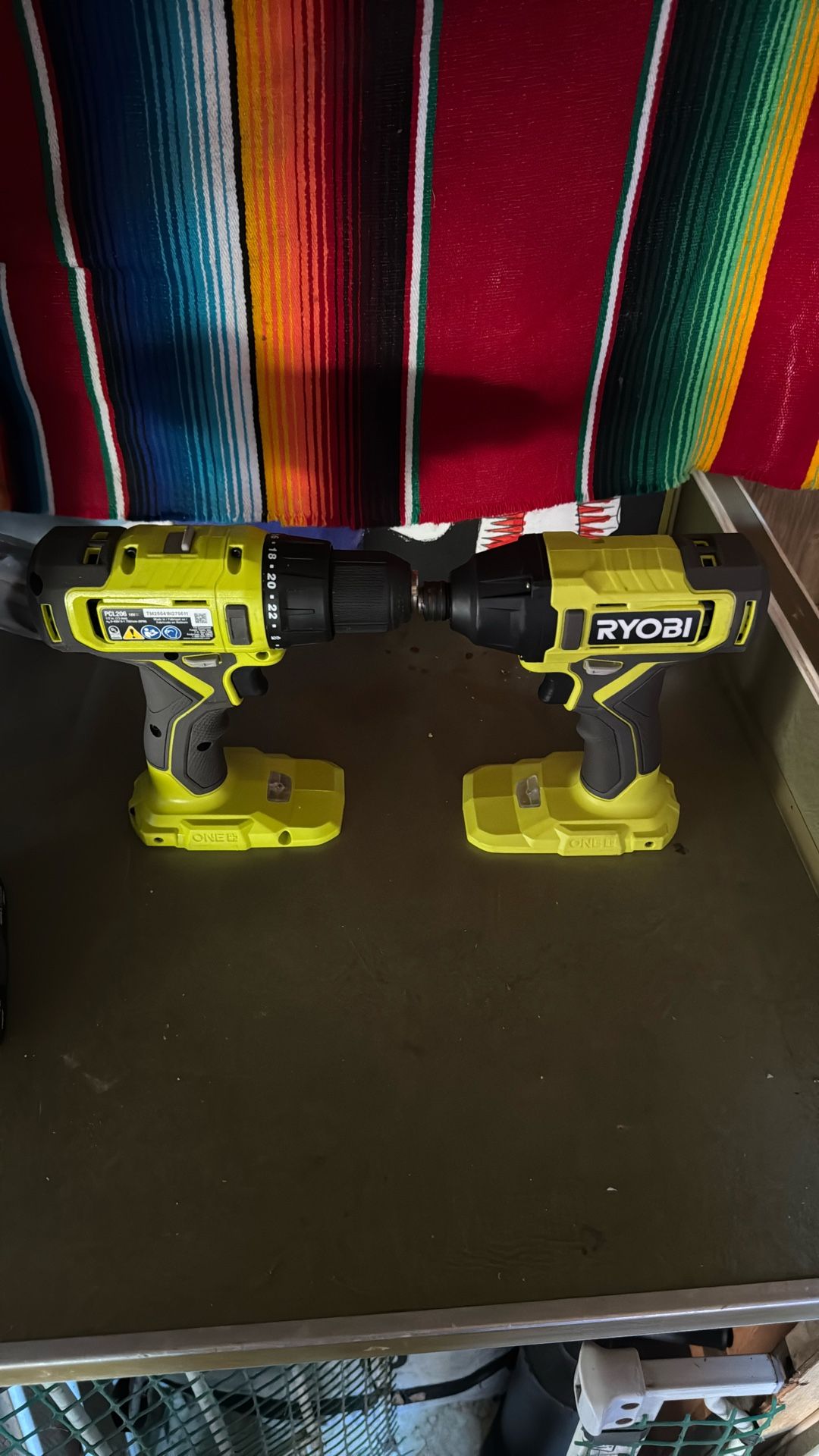 Ryobi Impact Driver And Drill