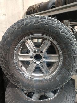 3 -18" rims and tires