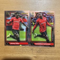 2022 MERLIN STADE RENNAIS FC 2 CARD LOT 