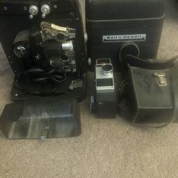 Vintage Bell And Howell Projector And Camera 