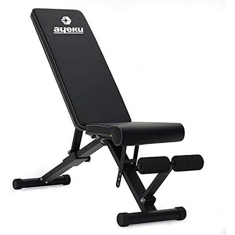 Weight Bench, Adjustable Strength Training Bench for Full Body Workout, Exercise Bench for Home Gym