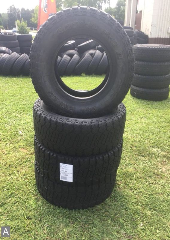 4 Dick Cepek Radial F-C II LT:285/70R17 Used Tires Tire ID:T6509