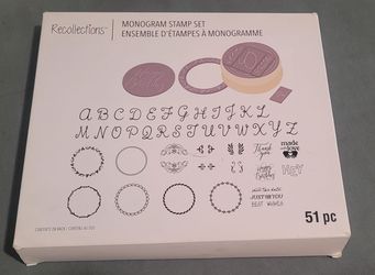 Monogram Stamp Kit by Recollections
