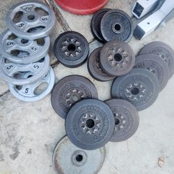 135 Pounds In Standard Plates