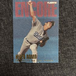 Hideo Nomo 1995 Los Angeles Dodgers baseball card