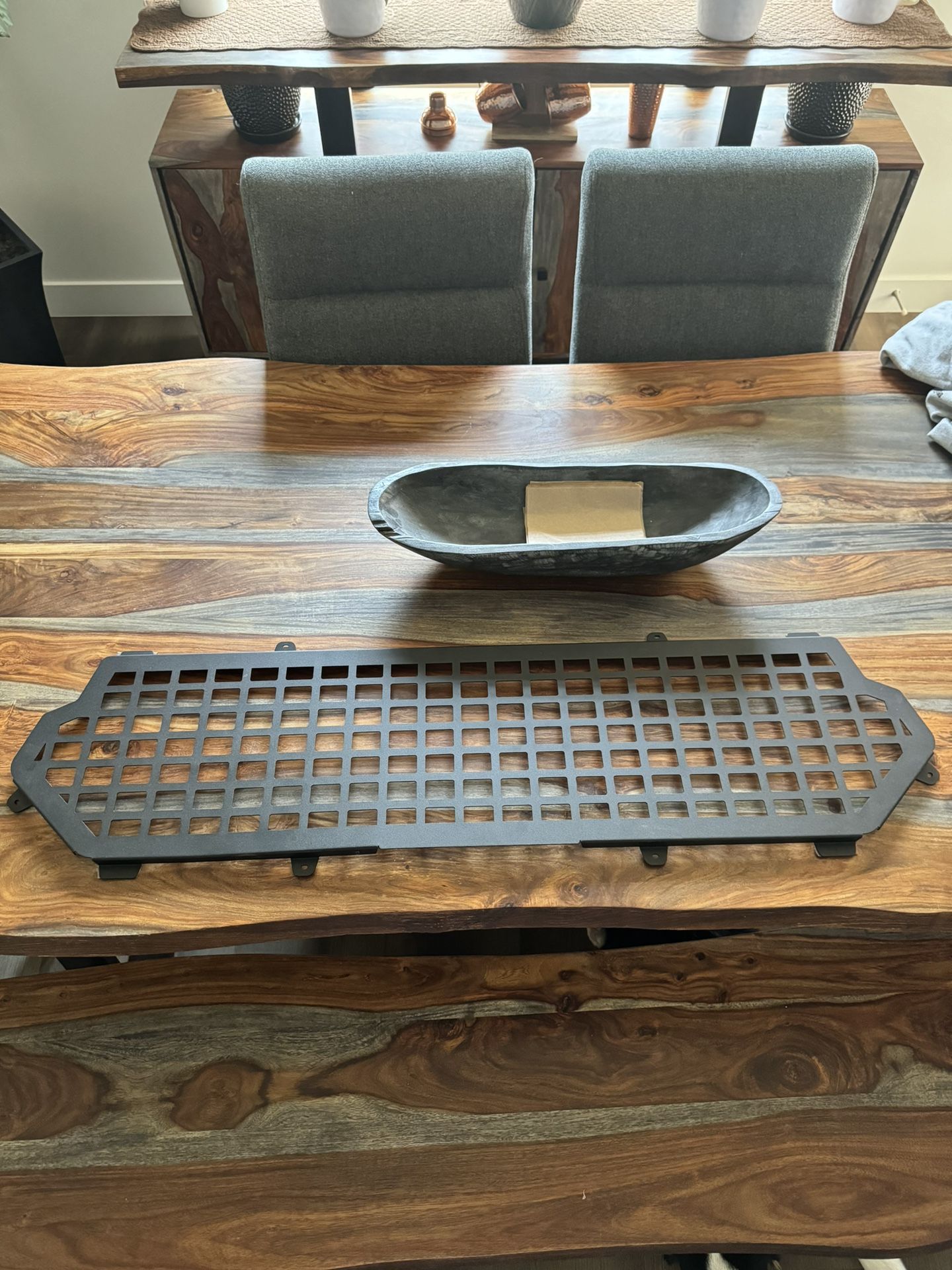 Alu cab contour canopy security window grid/molle