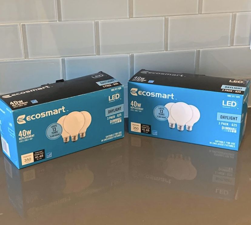 EcoSmart 40-Watt Daylight LED Bulbs