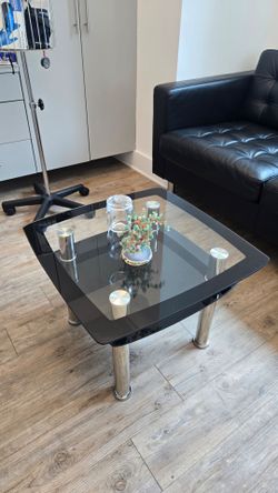 Black table