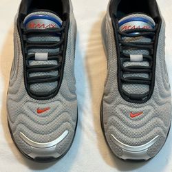 Nike Air Max 720 GS, Metallic Silver Cosmic Clay - Size 5.5Y, Womens 7
