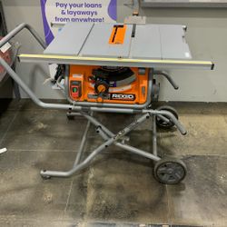 Ridgid Table Saw 