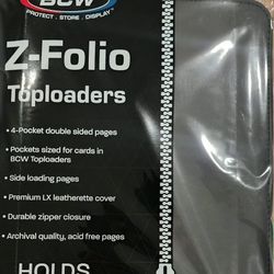 Toploaders Binder Z-FOLIO BCW