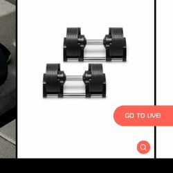 Nuo 50 Lb Smart Dumbells 