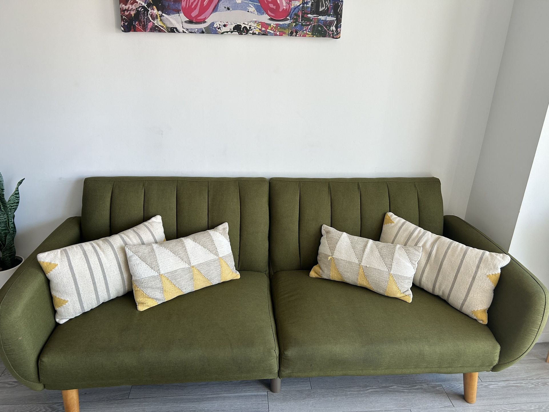 Green Futon Couch