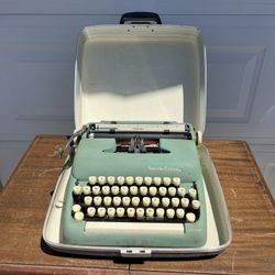 Vintage Typewriter In Case
