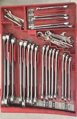 Craftsman 31pc Combination Wrench Set SAE-Metric with Organizing Tray