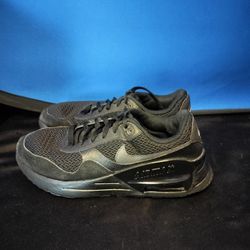 Nike Men's Air Max System Black Lace-Up Sneakers (Size 8.5) 