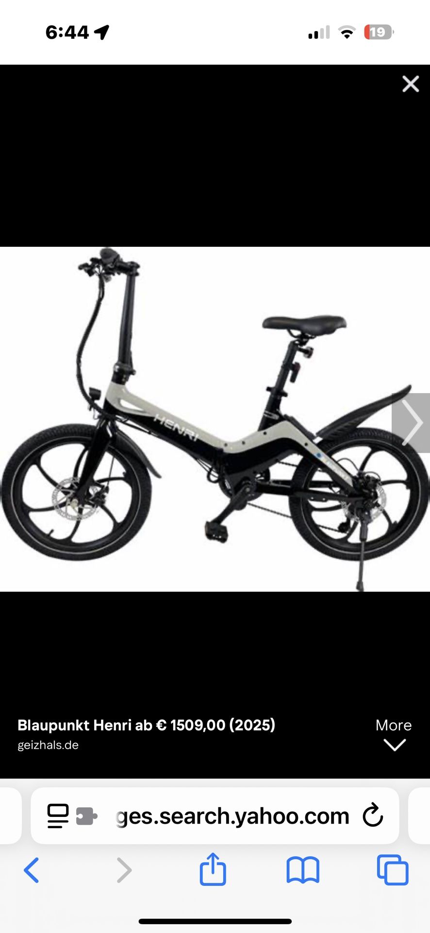 Blaupunkt Henri Folding Electric Bike X 2