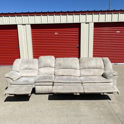 2 piece 4 seat Reclining Couch 
