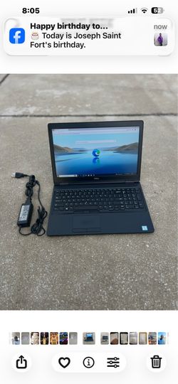 A nice dell laptop windows 10 pro 500 gigs hard drive storage