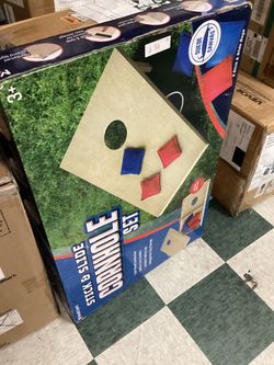 Stick & Slide Cornhole Set — $30