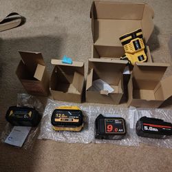 DeWalt For DeWalt replacement batteries 9 Ah 20v 60v 9 ah 20v 60v Flexvolt 6 ah 5 ah lithium brand new flashlight 