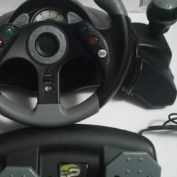 Xbox 360 Racing Wheel & Pedals   ON SALE! 