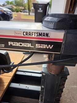 10 inch radial saw Crafsmans