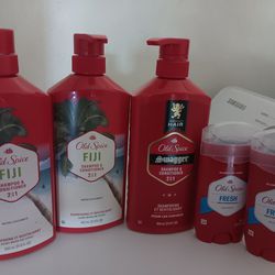 Old, Spice Shampoo & CONDITIONER  and Deodorant 
