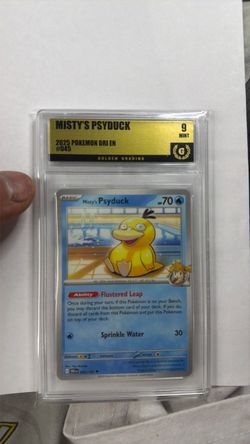 Pokemon MINT 9 Golden Grading Slabs