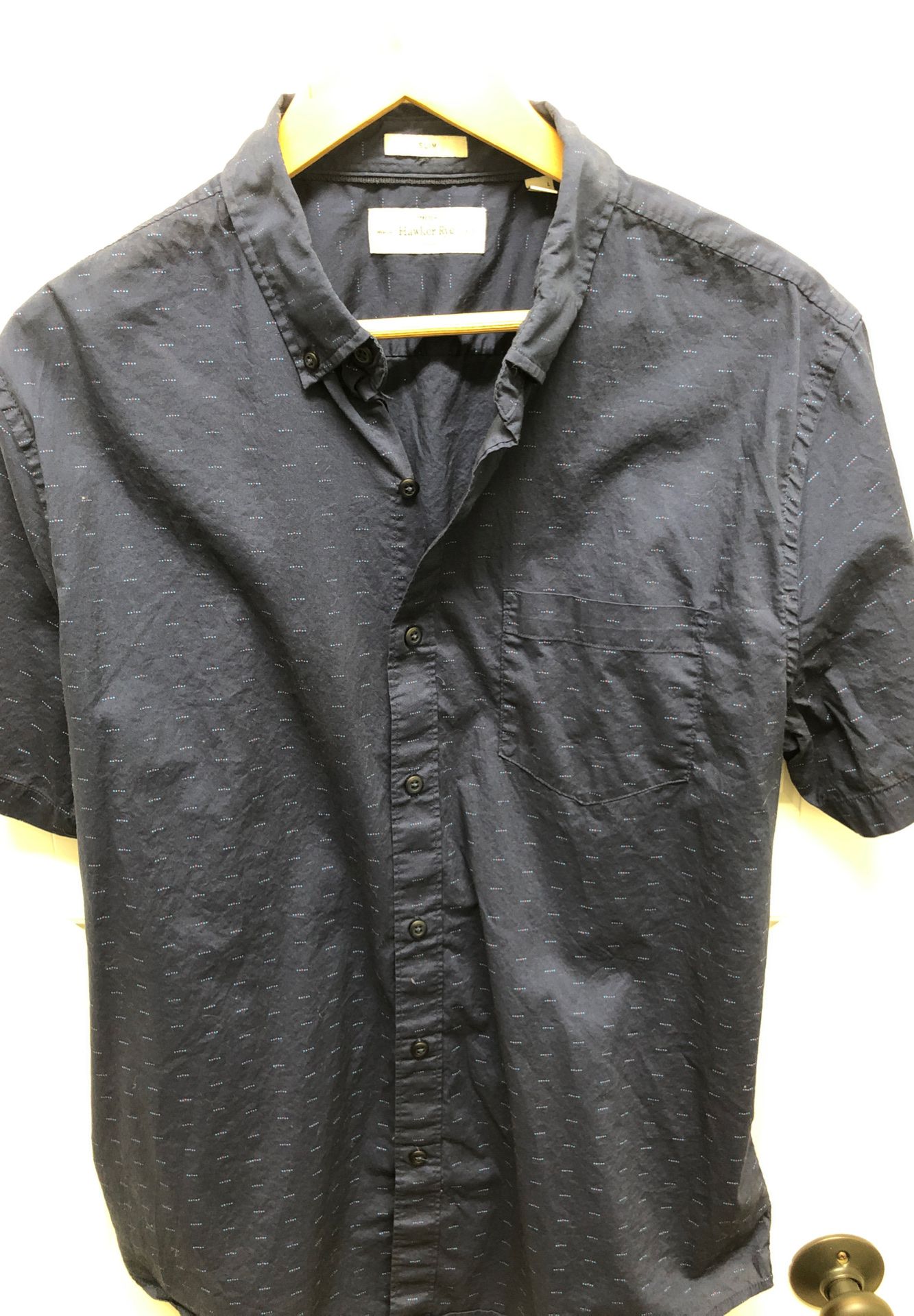 Hawker Rye (men’s large) Button Up Shirt