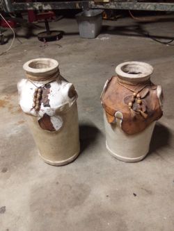 Old clay water jugs