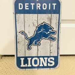 Brand New - Detroit Lions 11x17 sign