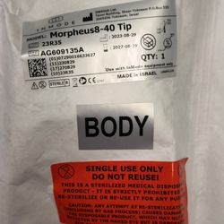 Morpheus 8 Body 40 PIN Tip Cartridges 3 Count