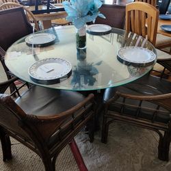 Glass Table Set