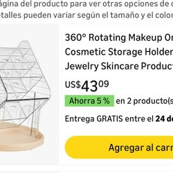 Tostador Organizador Para Make Up New Tengo 2 $10c/u