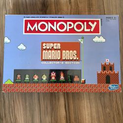 Super mario bros monopoly 