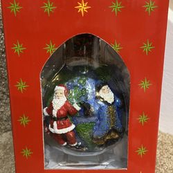 Vintage Christopher Radko Ornament Santa's Around The World 