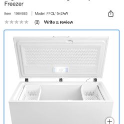 Frigidaire 15 cu. ft. Garage Ready Chest Freezer