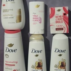 Pack Of 6 Dove Personal Care Bundle 